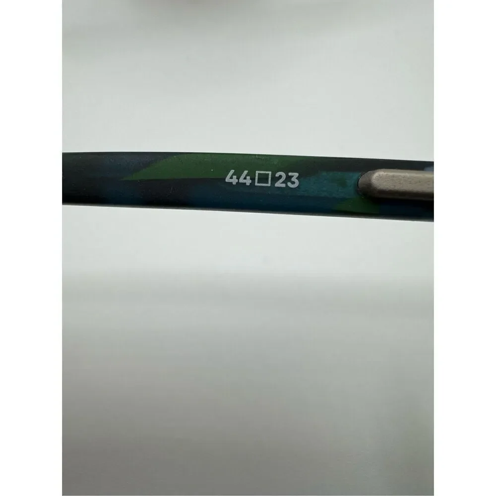eyebobs Really? reading glasses strength 1.00 blue green pattern new without cas